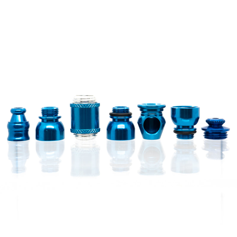 Metal Pipe - Mini - Double Chamber - Blue - The Cave