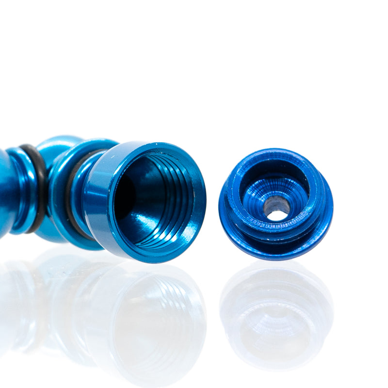 Metal Pipe - Mini - Single Chamber - Blue - The Cave