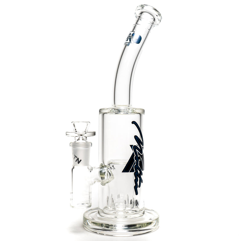 Moltn Glass - Fifty Bubbler - Medium - Can Perc - Midnight Signature Label - The Cave