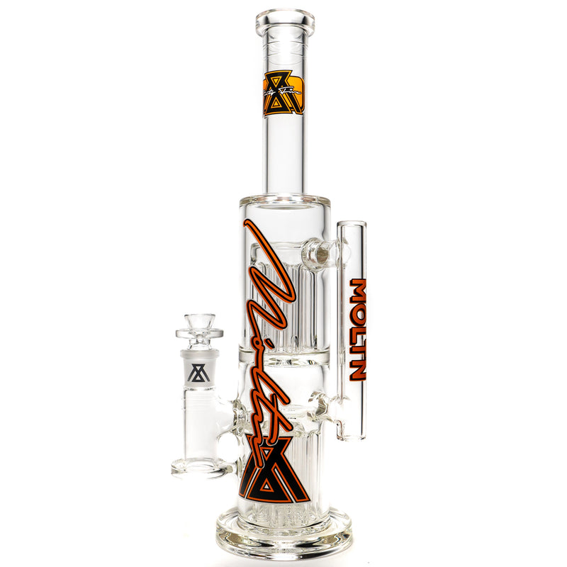 Moltn Glass - Sixty Five - Double Tree Perc - Orange Signature Label - The Cave