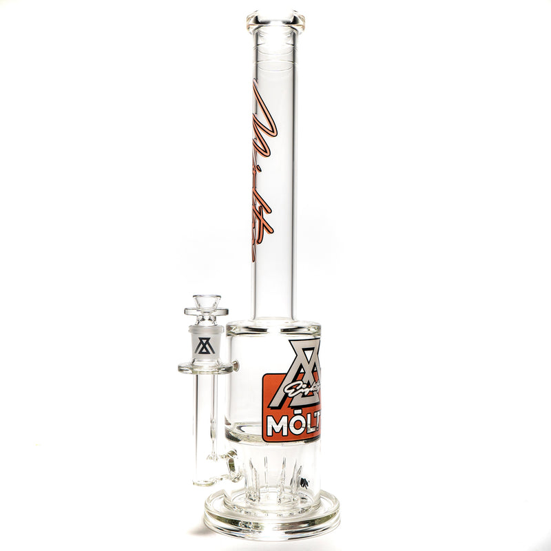 Moltn Glass - Eighty - Short - GÿZR Perc - Pink Signature Label - The Cave