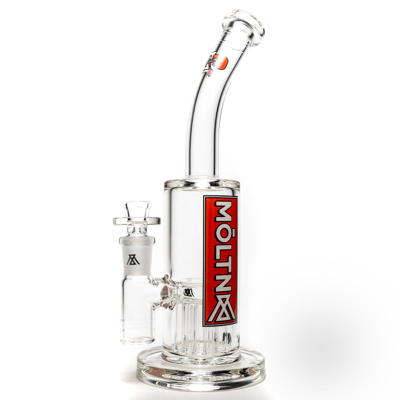 Moltn Glass - Fifty Bubbler - Medium - Tree Perc - Red Box Label - The Cave