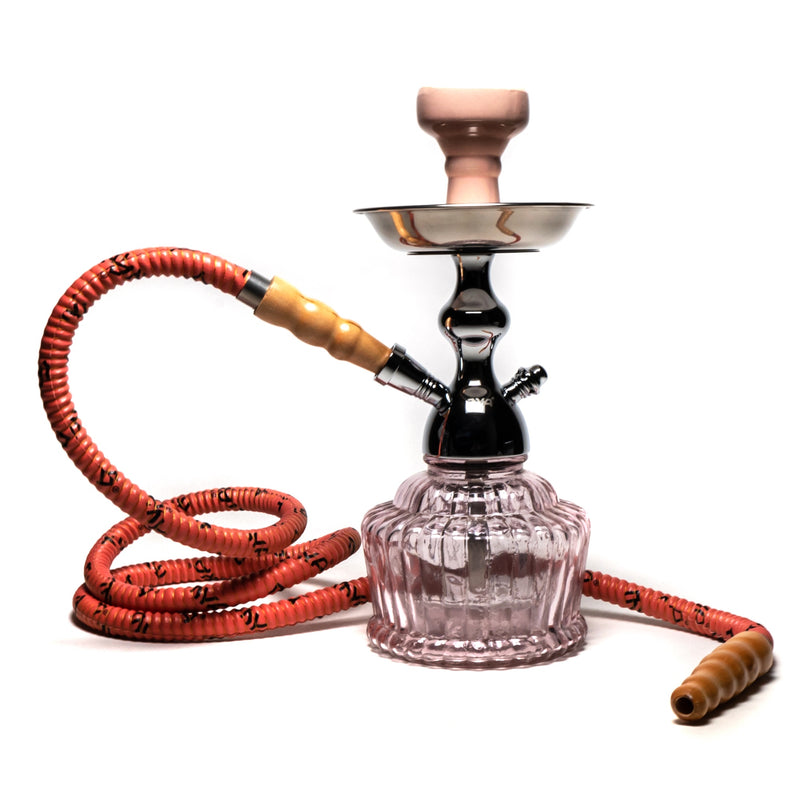 MYA - Premium Hookah - QT w/ Cage Basket - Pink - The Cave