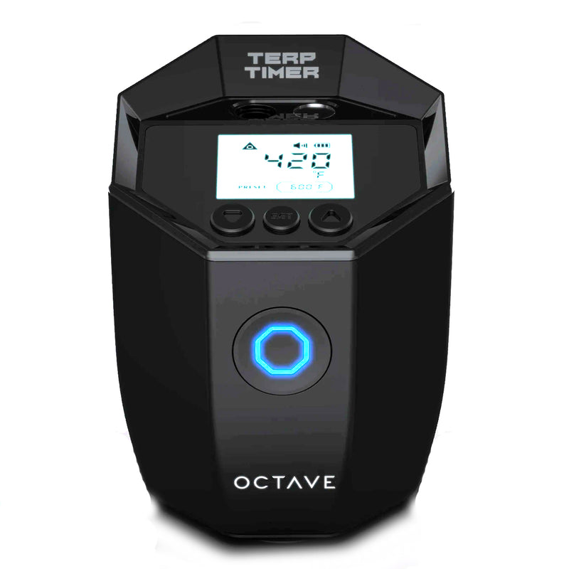 Octave - Terp Timer - Glossy Black - The Cave