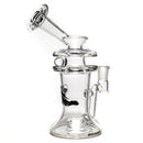 Phenomenon Glass - Angled Neck Spin Bubbler - Manatee - The Cave