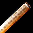 Phoenix Star - 18" Sandblasted Pineapple Beaker - Amber - The Cave