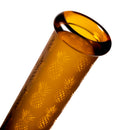 Phoenix Star - 18" Sandblasted Pineapple Beaker - Amber - The Cave