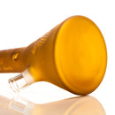 Phoenix Star - 18" Sandblasted Pineapple Beaker - Amber - The Cave