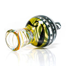 Pho_Sco - XL Linework Bubble Cap - Jailhouse, Lemon Drop & Steelwool w/ Clear Rainbow - The Cave