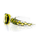 Pho_Sco - Single Hole Linework Horn Slide - 14mm - Lemon Drop, Steelwool & Black
