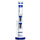 Phoenix Star - 18" Honeycomb Double Tree Straight - Blue & White - The Cave