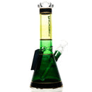 Phoenix Star - 10" Band Beaker - Green w/ Black & Gold - The Cave