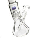 Shooters - 12" Diamond Base Beaker - Shower Head - Purple Accent - The Cave