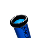 Phoenix Star - 16" Beaker w/ Ice Pinch - 7mm - Blue & Black - The Cave