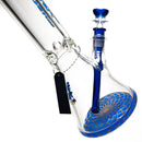 Phoenix Star - 13" Beaker - 9mm - Blue & Gold - The Cave