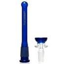 Phoenix Star - 12" Sandblasted Band Beaker - Blue & Gold - The Cave