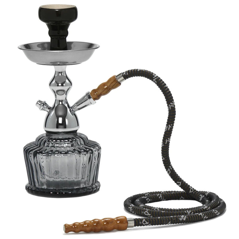 MYA - Premium Hookah - QT w/ Cage Basket - Grey - The Cave