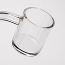 Shooters - 30mm Flat Top Quartz Banger & Slitted Insert - 10mm Male 45º - The Cave