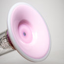 ROOR.US - Fixed Bubbler - 10 Arm Tree Perc - Pink & White - White Label - The Cave