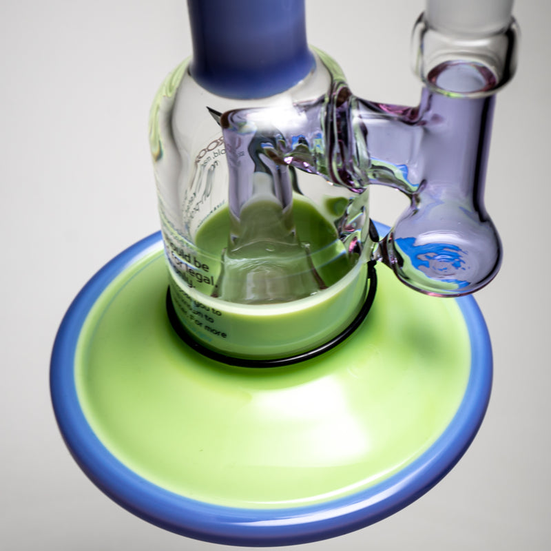 ROOR.US - Slugger Bubbler - Milky Purple & Green - White & Black Label - The Cave