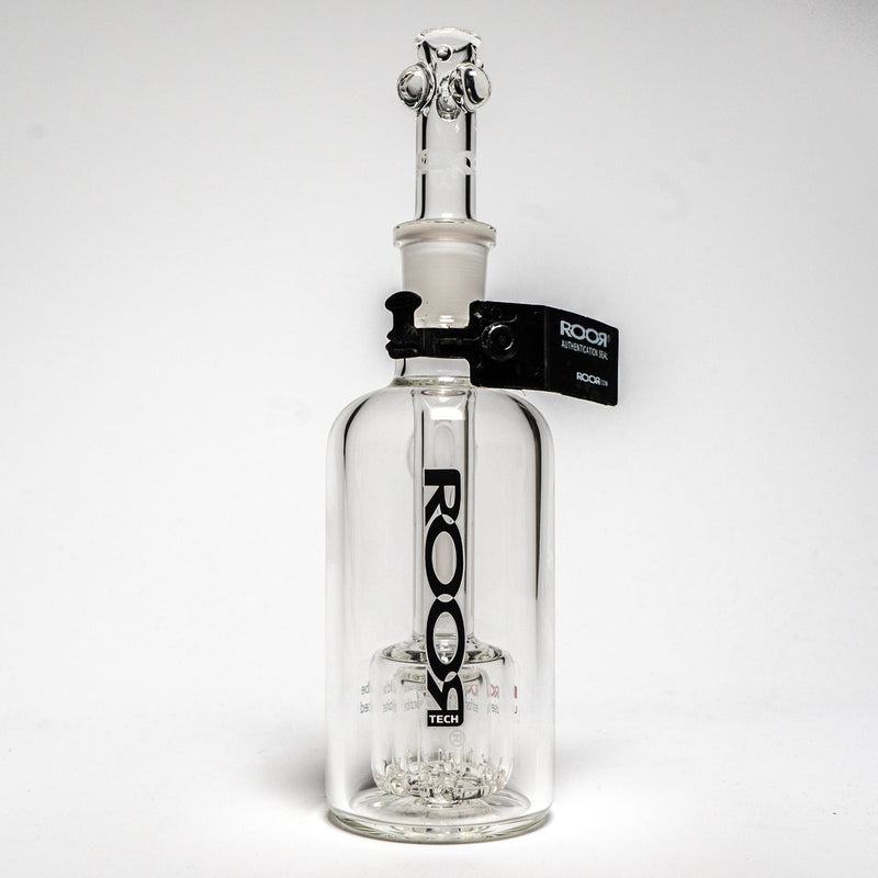 ROOR - 18mm Barrel Ashcatcher w/ Slide - 90° - Black & White - The Cave