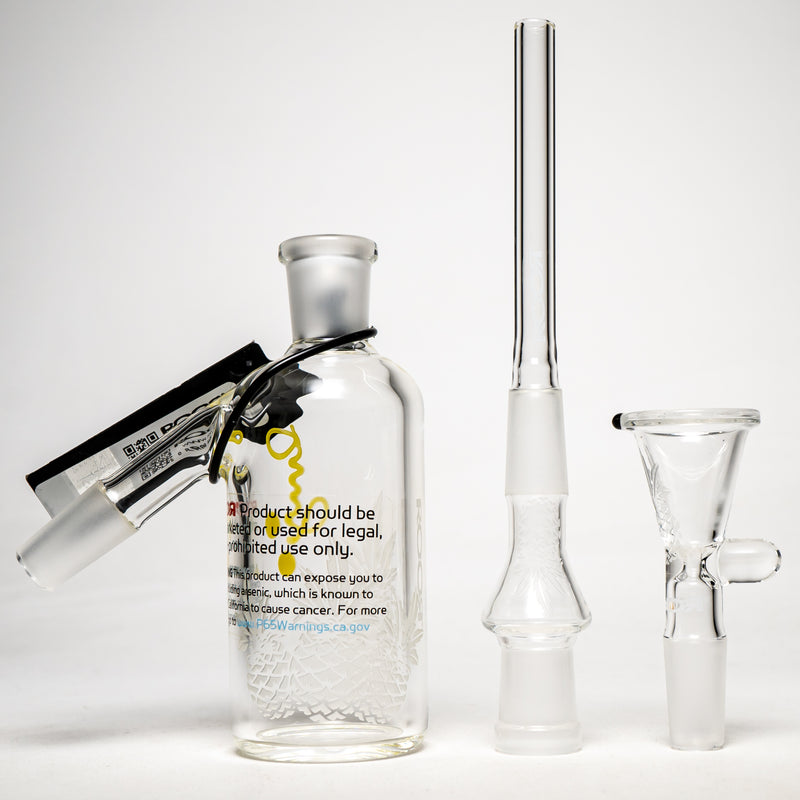 ROOR.US - 14mm Ashcatcher Set - 45x5 - 45º - ROOR Strain - Pineapple Express - The Cave