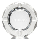 ROOR.US - Glass Crystal Cut Ashtray - ROOR Strain - White Widow - The Cave