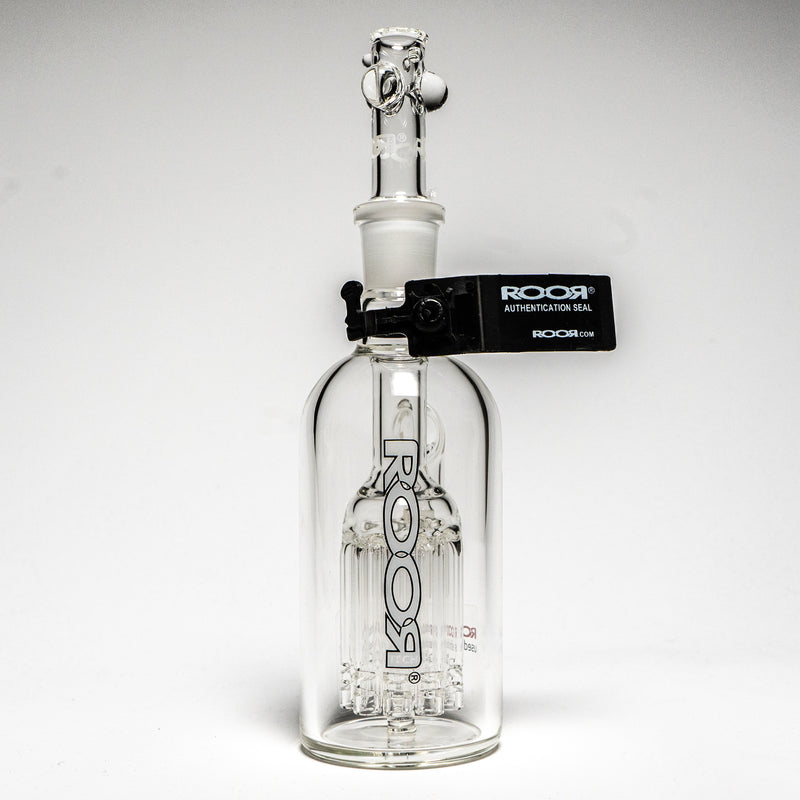 ROOR - 18mm Tree Ashcatcher w/ Slide - 90º - White & Black - The Cave