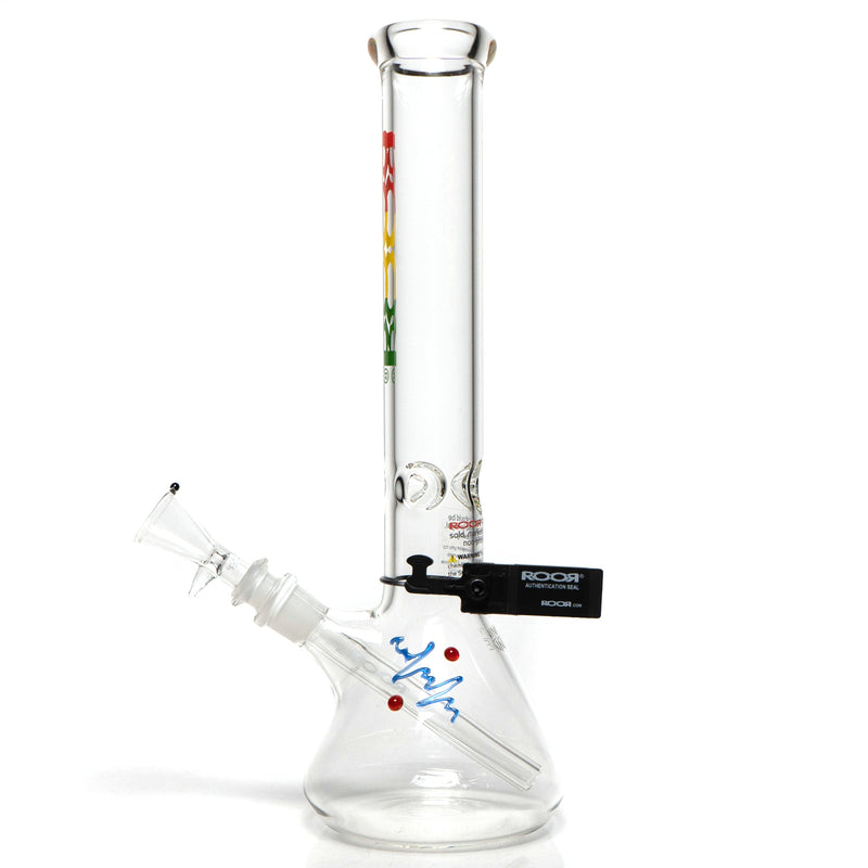 ROOR.US - 99 Series - 14" Beaker - 45x5 - Rasta (No Outline) - The Cave