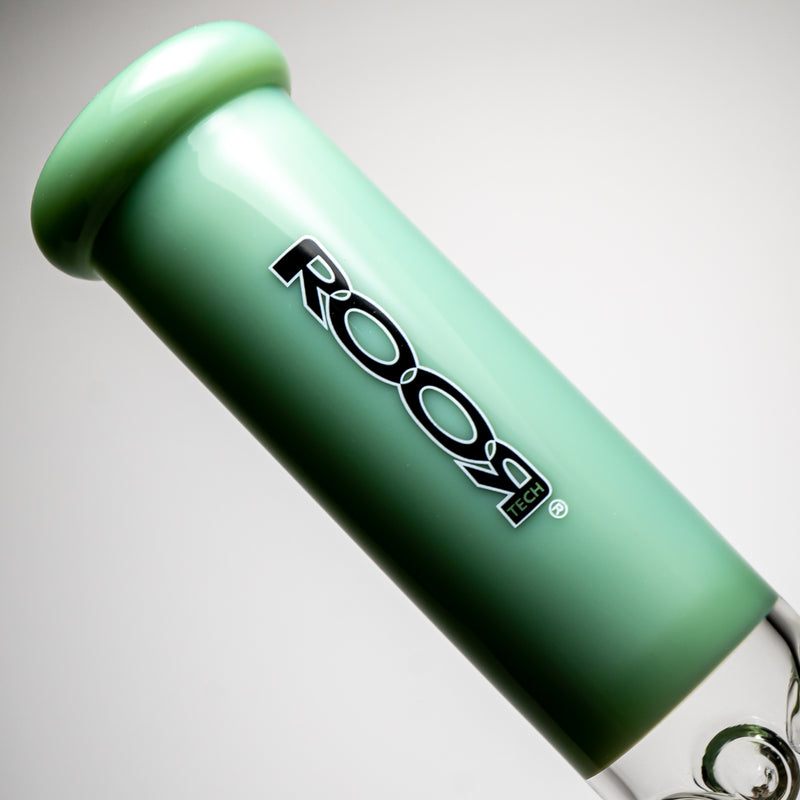 ROOR.US - 21" Inline Tube - Barrel Perc - Mint - Black & White Label - The Cave