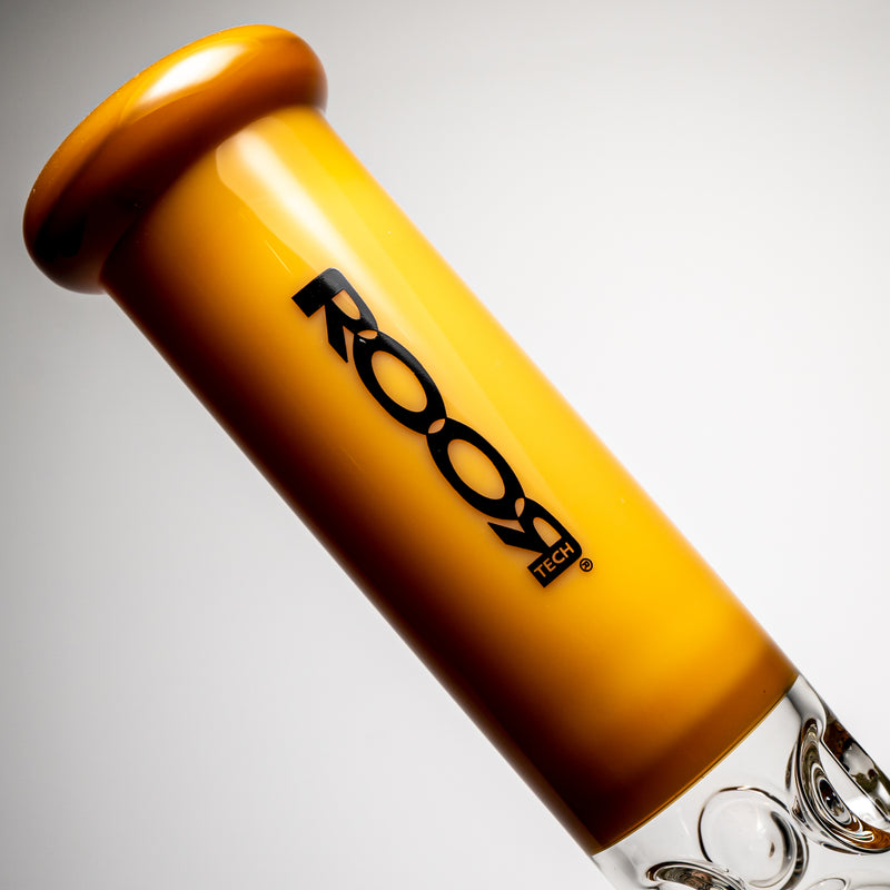 ROOR.US - 21" Inline Tube - 10 Arm Tree Perc - Milky Tangie - Black Label - The Cave