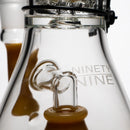 ROOR.US - 99 Series - 18” Fixed Beaker w/ Barrel Perc - Tangie & Mint - White & Black Label - The Cave