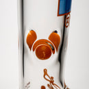 ROOR.US - 18" Custom Straight - 45x5 - Orange Raindrop - Blue & Orange Label - The Cave