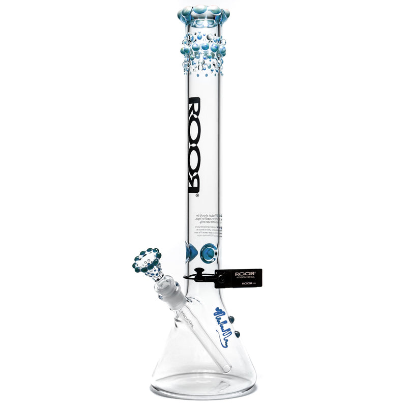 ROOR.US - 18" Custom Beaker - 45x5  - Blue Raindrop - Platinum Label - The Cave