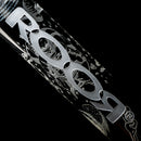 ROOR.US - 14" Custom Sandblasted Beaker - 50x9 - Swarovski - Galaxy - The Cave