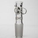 ROOR - 14” Fixed Beaker 45x5 - Smokey Grey & White - Black Label - The Cave