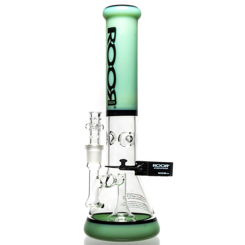 ROOR.US - 14” Fixed Beaker - 50x5 - Mint & Black - Black - The Cave