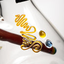 ROOR.US x Chase Adams - 18" Worked Beaker - 50x5 - Amber Purple - The Cave