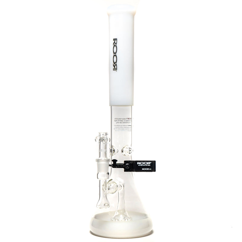 ROOR.US - 18” Fixed Beaker - 50x5 - White - Platinum Label - The Cave