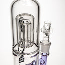 ROOR.US - Fixed Double Chamber Bubbler - Barrel Perc - Purple & Pink - The Cave