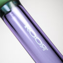 ROOR.US - Fixed Bubbler - Barrel Perc - Purple & Mint - Black & White Label - The Cave