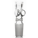 ROOR.US - 99 Series - 18” Fixed Beaker w/ Barrel Perc - Pink & Purple - White & Black Label - The Cave