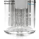 ROOR.US - 99 Series - 18mm Tree Ashcatcher w/ Slide - 90º - White & Black - The Cave