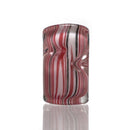 RekTipz - Glass Tip - 11mm - Red & Black Linework - The Cave