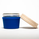 Re:Stash - Dark Blue Jar w/ White Lid - 4oz - The Cave