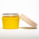 Re:Stash - Yellow Jar w/ White Lid - 4oz - The Cave