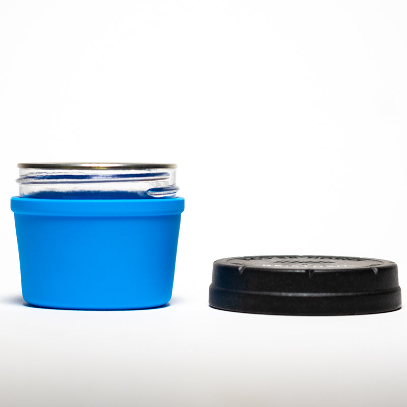 Re:Stash - Blue Jar w/ Black Lid - 4oz - The Cave