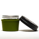 Re:Stash - Cedar Green Jar w/ Black Lid - 4oz - The Cave