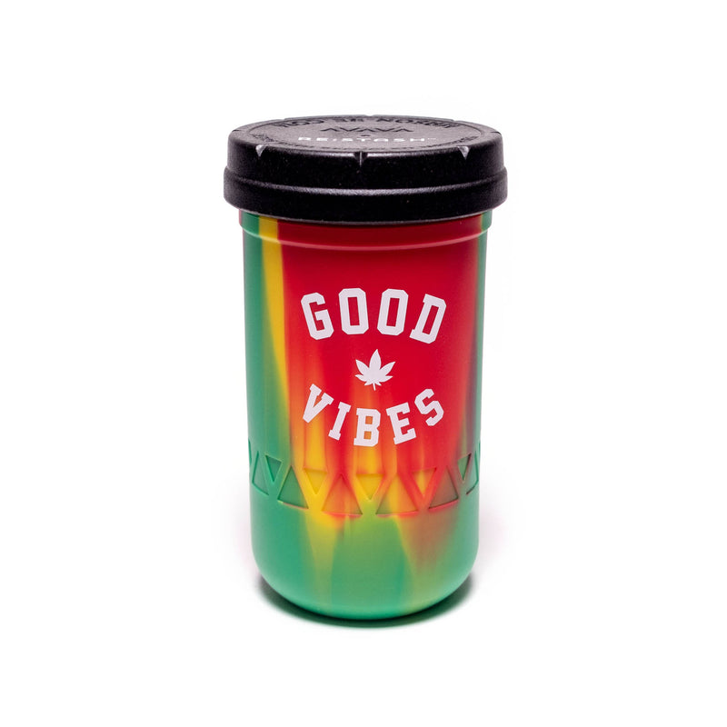 Re:Stash - Rasta Tie Die "Good Vibes" Jar - 12oz - The Cave