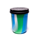 Re:Stash - Ocean Tie Die Jar w/ Black Lid - 16oz - The Cave